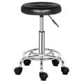 thumbnail image 3 of Round Stool with Lines Rotation Bar Stool Black, 3 of 5