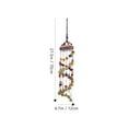 thumbnail image 2 of MLINS Ethnic Style Copper Bell Wind Chime with Knitting Drum and Colorful Beads for Home Decoration 8 Inch, 2 of 8