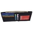 thumbnail image 3 of Lamb Leather Bifold ID Card Holder Bulk Bill Wallet 1144, 3 of 26