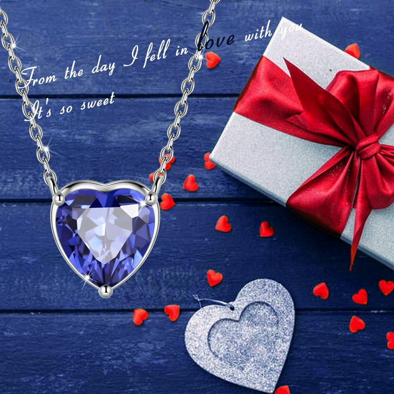 December birthstone necklace walmart sale