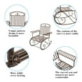 thumbnail image 5 of YOFE Patio Rocking Chairs, Single Rocking Chair with 30° Shaking, Wide Back, Handrest, Outdoor Rocker Chair for Patio Backyard Garden Porch, Retro Wrought Iron Bistro Rocking Chairs, D5289, 5 of 13