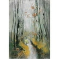 thumbnail image 2 of Karl Hagemeister 18x24 Black Ornate Framed Double Matted Museum Art Print Titled: Birches in Autumn on the Bachlauf (1908-1913), 2 of 5