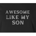 thumbnail image 2 of 9 Crowns Tees Men's Awesome Daughter Kids Son  T-Shirt (AwesomeSon-JBlack, Medium), 2 of 3