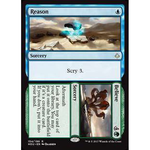 MtG Hour of Devastation Rare Reason to Believe #154