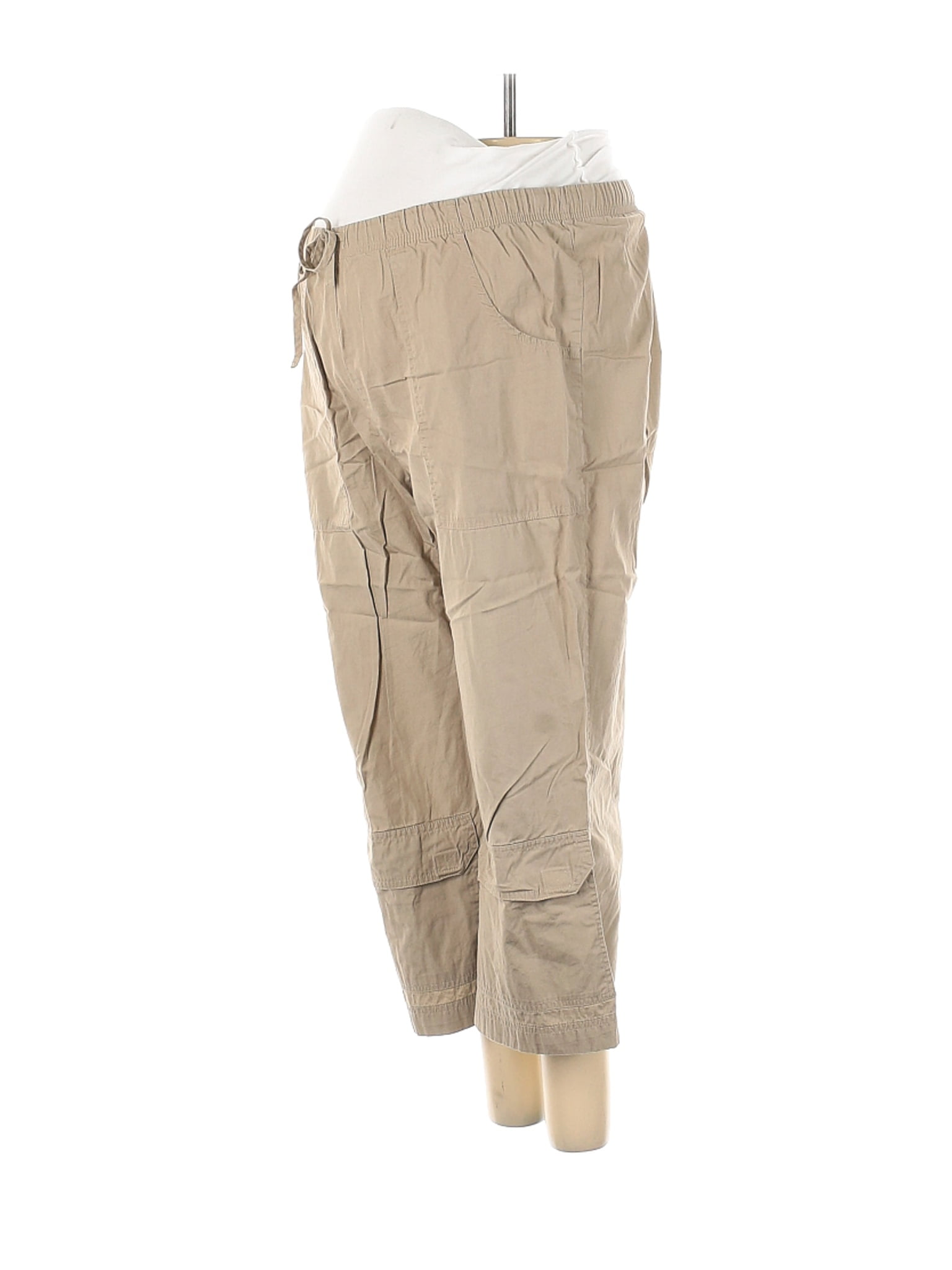 maternity khaki cargo pants