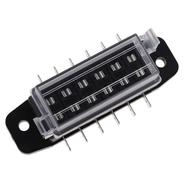 Fusibles Bloques Titur DC 12v-32v Circuito de Lámina de 6 Vías para Coche Yotijar Caja de fusibles