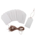 thumbnail image 2 of Etiquetas de Papel Kraft Yotijar 100 Piezas Etiquetas con Cuerdas blanco, 2 of 9