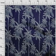 thumbnail image 3 of oneOone Silk Tabby Blue Fabric Tropical Palm Tree Fabric For Sewing Printed Craft Fabric By The Yard 42 Inch Wide, 3 of 4
