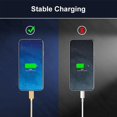 thumbnail image 3 of Asotony USB Type C Cable, Fast Charging Transfer Nylon Braided USB Type Charging Cable, 2PCS, 5.0ft, Gold, 3 of 6