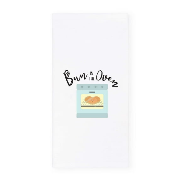 Bun in the Oven Cotton Canvas Kitchen Tea Towel