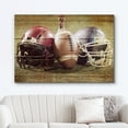 thumbnail image 2 of wall26 Canvas Print Wall Art Wood Panel Effect Vintage Retro Football Helmet Boys Room Decor Sports Fitness Photography Realism Decorative Scenic Multicolor for Living Room, Bedroom, Office - 16x24, 2 of 5