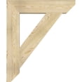 thumbnail image 3 of Ekena Millwork 6"W x 32"D x 38"H Traditional Slat Rough Sawn Bracket, Douglas Fir, 3 of 4