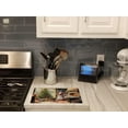 thumbnail image 2 of Cookies with Santa Claus Glass Cutting Board Large 12 in x 15 in, 2 of 5