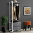 thumbnail image 3 of Clothing Rack with 2 Drawers - Tall Closet Stand Dresser for Bedroom, 3 of 3