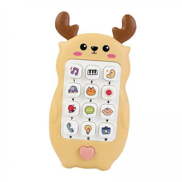 Juguetes para teléfonos,Juguete para bebés Teléfono música suena Máquina,Juguetes para teléfonos móviles educativos para bebés regalo,Juguetes electrónicos para bebés Mini juguete