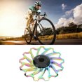 thumbnail image 4 of Bicycle Chain Guide Pulley, Flexible Rotation Bike Rear Derailleur Wheel Ceramic Bearing With 2Pcs Reducing Sleeves For 8 9 10 11 Speed System Black,Red,Multicolor, 4 of 8