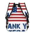 thumbnail image 4 of Balery Thank You Veterans Mochila Escolar Impresa, Mochila Ligera para Viajes Casual, Mochila Duradera y Cómoda Multifuncional, Mochila para Laptop-One Size, 4 of 5