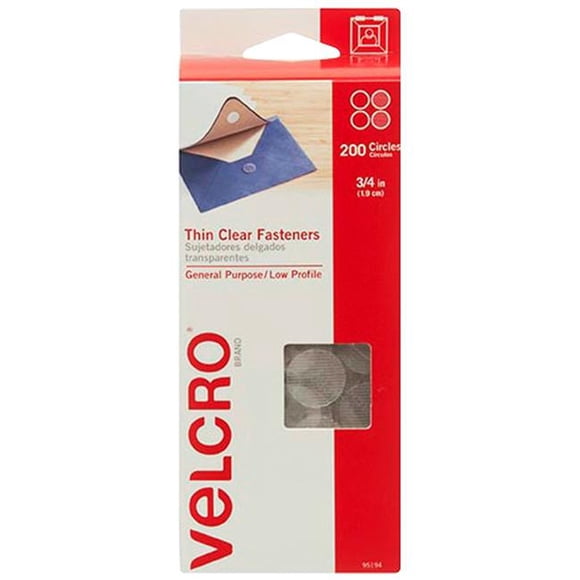 Box Partners VEL151 0.75 Po. Paquet Combo Crochet en Tissu Transparent et Ruban pour les Yeux