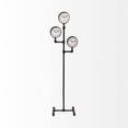thumbnail image 2 of Mercana Trifect Black Iron Pipe Three Face Floor Clock, 2 of 5