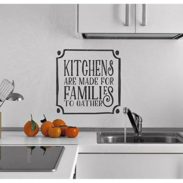 KITCHEN quotes funny stickers decals WALL TILES DOOR UTILITY ROOM 12  DESIGNS KQ4