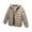Khaki, variant on Toddler Boy Lightweight Puffer Jacket Kids Waterproof Jacket with Hood Baseball Jacket Kids Todddler down Hooded Coat