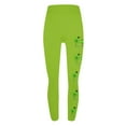 thumbnail image 5 of lcziwo 50 Percent off Sales Today, Ladies Leggings 2025 St Patricks Day Shamrock Printed Tights Womens Casual High Waisted Butt Lifting Yoga Pants Green XXL, 5 of 6
