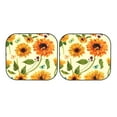 thumbnail image 7 of Naloa Sunflowers And Butterflies 2 Piece Foldable Car Sun Shades, Car Windshield Sunshade, Front Window Sunshade for Car, Truck, SUV - Medium, 7 of 7