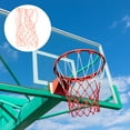 thumbnail image 1 of HOOWIFFY 1Pack Pink Polyester Glow In The Dark Basketball Net For Outdoor Use, 1 of 5