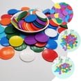 thumbnail image 4 of MasteelfCA 100Pcs Game Chips Colorful Learning Counters Disks Educational Chip Game Counting Tokens, 4 of 7