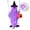 Ghost  G1-59 in (Purple), variant on Hanging Ghost Swing, Large Halloween Decorations Outdoor for Yard Porch, Spooky Glowing Ghost for Tree Patio, Halloween Party Decor Indoor Outdoor