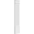 thumbnail image 4 of 10"W x 48"H x 2"P Fluted PVC Pilaster w/Decorative Capital & Base (Pair), 4 of 18