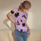 thumbnail image 3 of Fotbe Cute Halloween Body de Mujer con Cuello Redondo y Mangas Cortas, Sin Mangas Ajustado, Suave, Cómodo y Básico-Small, 3 of 7
