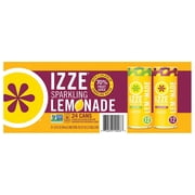 IZZE Sparkling Lemonade Beverage, Variety Pack, 8.4 Ounce (24 Count)