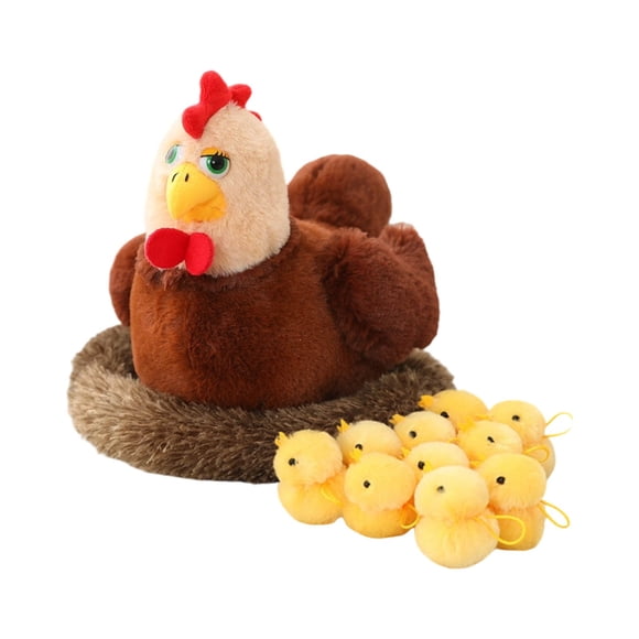Adorable Hen And Chick Toy For Kids - Soft Cuddly Farm Animal Ideal For Nursery Indoor Play And Cozy Comfort