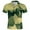 Green, variant on JLFKNG Summer Mens T-Shirt Tops Short Sleeve Shirt For Men Simple Fashion Camouflage Polo T Shirt Lapel Slim Fit Shirt Buttons Up Lounge Clothing For Men