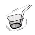 thumbnail image 3 of Kdkad Fry Serving Baskets, Stainless Steel Fry Basket, Food Baskets, 4 Inches Mini Square Chicken Wings Holder for Restaurant Cafe Table Food Serving, 3 of 6