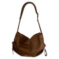 thumbnail image 2 of Bolso Hombro para Mujer Bandolera Cuero PU Plisado Hobo Con Cordón (), 2 of 6