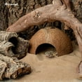 thumbnail image 2 of Natural Coconut Reptile Hideouts, Guinea Pig Hideout, Lizard, Spider and Aquarium Fish Hide Cave (Natural Surface), 2 of 6