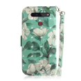 thumbnail image 2 of Case for LG K41S/K51S Cover Magnetic 3D Pattern Wallet Flip Case With Strap - Orchid, 2 of 5