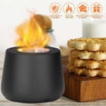 thumbnail image 3 of Ceramic Tabletop Fire Pit for Indoor Outdoor Use, Smokeless Portable Fireplace, 12-Inch, Modern Design, Safe for Homes_Särskilda gåvor Great Gift, 3 of 5