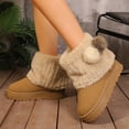 thumbnail image 5 of hzomhy Womens Snow Boots Thick Sole Warm Lining for Cold Weather Casual Daily Indoor and Outdoor Wear, 5 of 9