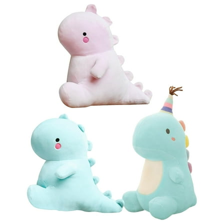 3pcs Cartoon Soft Dinosaur Plush Toy Gift Children's Room Decor Presents