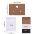thumbnail image 1 of 1 Set Earring Display Cards: Earring Holder Cards with Self-Sealing Bags & Pre-Punched Holes for Jewelry Packaging and Selling Displaying, 1 of 3