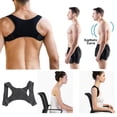 thumbnail image 3 of Happydeer Adults Posture Corrector Adjustable Breathable Men Women Teenagers Shoulder Back Brace Pain Relief Anti-hunchback Correction Belt Strap, 3 of 13