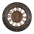 thumbnail image 1 of AMLESO Creative Wall Clocks Non Ticking Hanging Round Clock Battery Operated for Indoor, 1 of 7