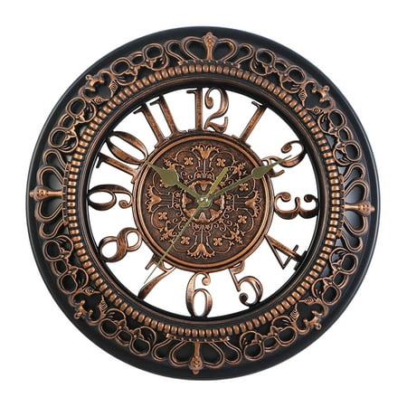 Modern Wall Clocks Battery Operated Silent Round Clock Hanging for