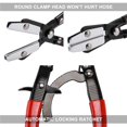 thumbnail image 3 of Mayouko Metal Hose Pinch Off Pliers, Automatic Locking Ratcheting, Pliers for Coolant Hose, Radiator Hose, Fuel Hose, Carbon Steel, 8", 10", 3 of 7