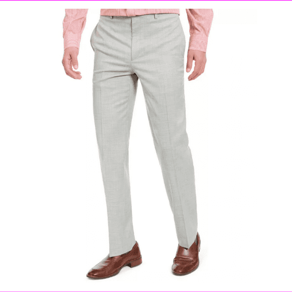 Ralph Lauren Men's Slim-Fit UltraFlex Stretch Sharkskin Mint Dress Pants 40X34