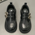 thumbnail image 5 of YHAJDS Boys Girls Loafers Breathable Soft Sole Oxford Dress Shoes School Uniform Flat for Toddler Little Kid Big Kid, 5 of 5