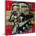 thumbnail image 2 of Marmont Hill "Uncle Sam Smile" by Rick Martin Painting Print on Natural Pine Wood, 2 of 7